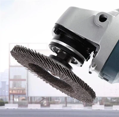 Disg sandio fflap ar gyfer grinder